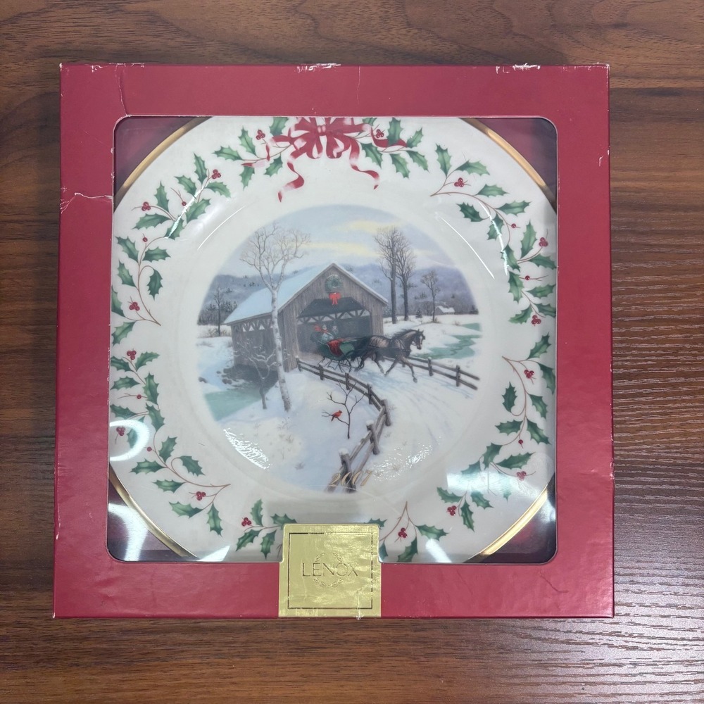 Lenox The Annual‎ Holiday Porcelain Collector Plate With Box 10.5" 2007
